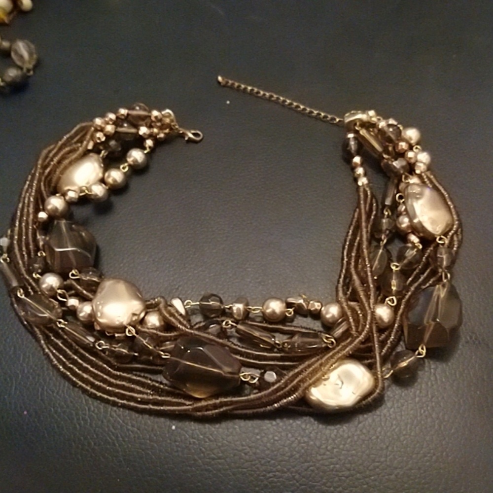 Luxurious beaded boho necklace